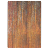 動揺してな木製板 クリップボード (裏面)