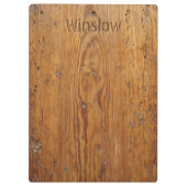 動揺してな木(パーソナライズなクリップボード) クリップボード (裏面)