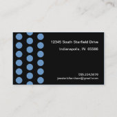 動揺してな水玉模様-モノグラムR 名刺 (裏面)