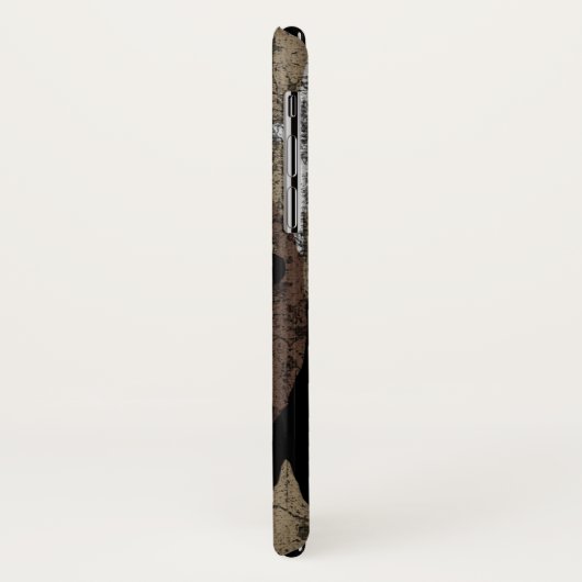 動揺してな砂漠の迷彩柄 Case-Mate iPhoneケース (裏面/左)