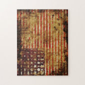 動揺してな米国旗のパズル ジグソーパズル (縦)