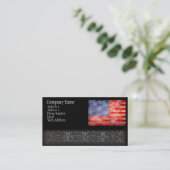 動揺してな米国旗 名刺 (スタンド正面)