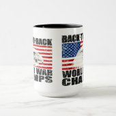 動揺してな続けて世界大戦のチャンピオン マグカップ (中央)