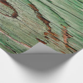 動揺してな老化させた木製の穀物のBohoのギフト用包装紙 ラッピングペーパー (角)