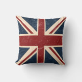 動揺してな英国国旗のイギリスの旗の装飾用クッション クッション (正面)