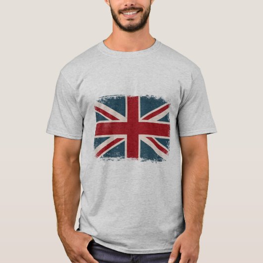 動揺してな英国国旗のイギリスの旗のTシャツ Tシャツ (正面)