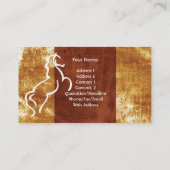 動揺してな西部のテーマの名刺 名刺 (裏面)