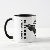 動揺してな記念のギャングの信号器のマグ- 15のoz マグカップ (左)