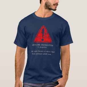 動揺してな警告! メタンの生産5 (前部) Tシャツ