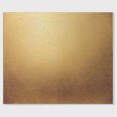 動揺してな金ゴールドの金属質3 ラッピングペーパー (フラット)
