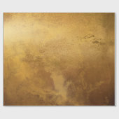 動揺してな金ゴールドの金属質5 ラッピングペーパー (フラット)