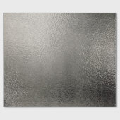 動揺してな銀製の金属質2 ラッピングペーパー (フラット)