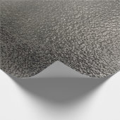 動揺してな銀製の金属質2 ラッピングペーパー (角)