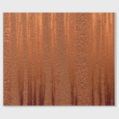 動揺してな銅の金属質10 ラッピングペーパー (フラット)