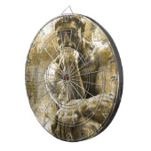 動揺してな青銅色の彫像オーギュスト・ロダン思想家 ダーツボード (正面右)