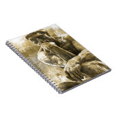 動揺してな青銅色の彫像オーギュスト・ロダン思想家 ノートブック (右側)