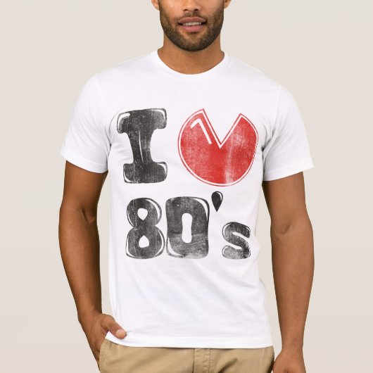 動揺してな80年代 Tシャツ (正面)