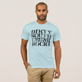 動揺してなLil Jon "汚れた南Crunkの石" Tシャツ (正面フル)