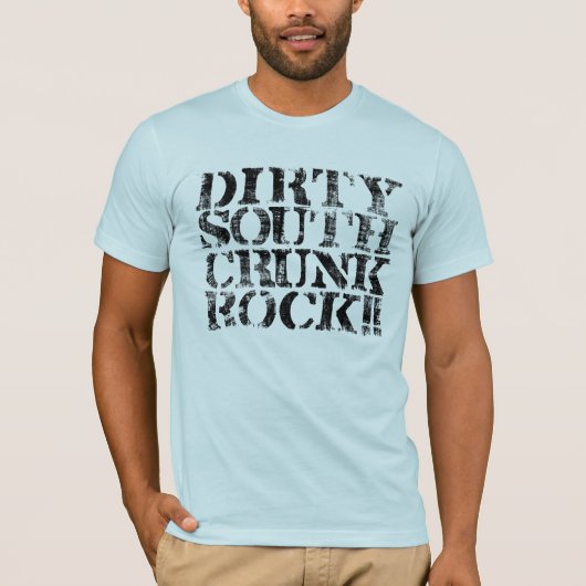 動揺してなLil Jon "汚れた南Crunkの石" Tシャツ (正面)