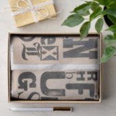 動揺してアルファベットのスペルユニーク" 薄葉紙 (ギフト)