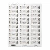 動揺してアンティークヴィンテージバラ住所 シール (フルシート)