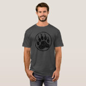 動揺してクラシックとカッコいいクマ爪 Tシャツ (正面フル)