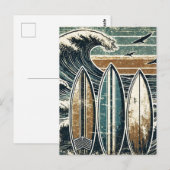 動揺してグランジサーフィン ポストカード (正面/裏面)