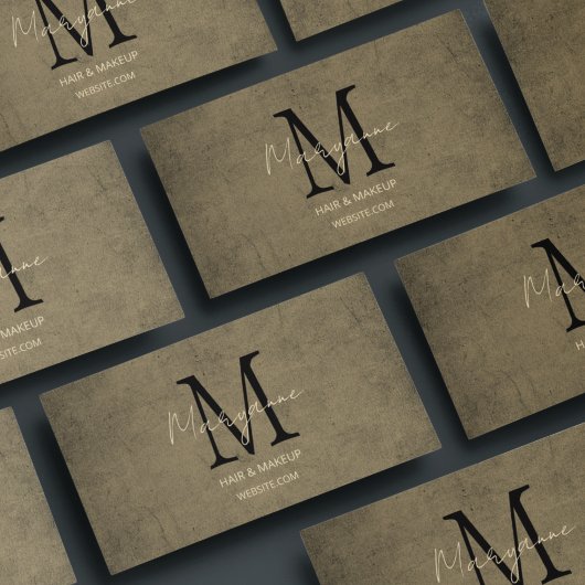 動揺してグランジシンプル 名刺