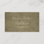 動揺してグランジシンプル 名刺 (裏面)