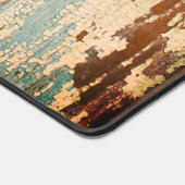 動揺してグランジユニーク風化色彩の鮮やか木 デスクマット (コーナー)