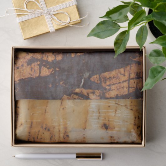 動揺してグランジ擦り付き錆の質感DIYデコ 薄葉紙 (ギフト)