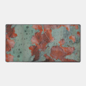 動揺してグランジ絵を描抽象芸術モダンテクスチャ デスクマット (正面)