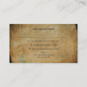 動揺してグランジ美容師アポイントメントカード 予約カード (裏面)