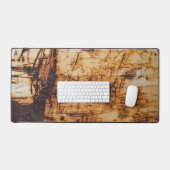 動揺してグランジ茶 デスクマット (キーボード&マウス)