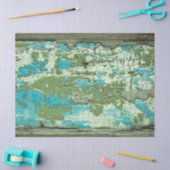 動揺してグランジ風化絵を描木DIYデコール 薄葉紙 (クラフト)