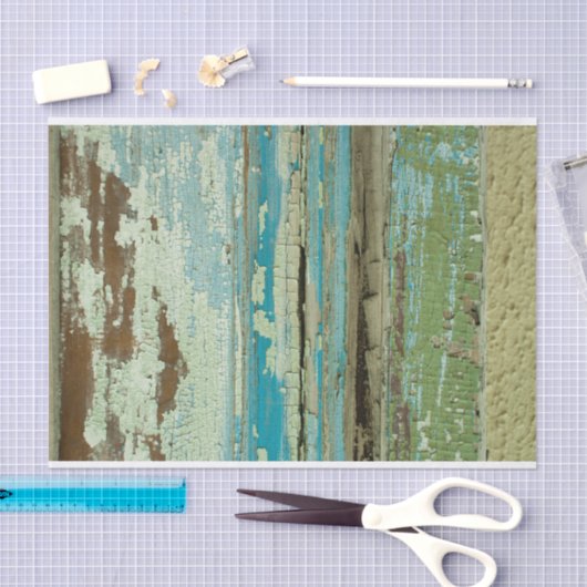 動揺してグランジ風化絵を描木DIYデコール 薄葉紙 (クラフト)