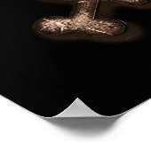 動揺してスカル&ボーンズ誕生日パーティバナー ポスター (角)