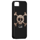 動揺してスカル&ボーンズ電話ケースカバー Case-Mate iPhoneケース (裏面/右)