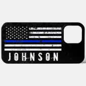 動揺してスタイル警パーソナライズされた察旗名 Case-Mate iPhoneケース (裏面 (横))