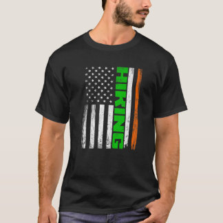 動揺してハイキング米おもしろい国旗St patricks Tシャツ