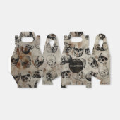 動揺してハッピーハローウィンパーティーヴィンテージスカル フェイバーボックス (折り畳みなし)