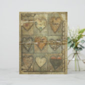 動揺してハートスクラップブック紙 (スタンド正面)