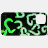 動揺してハート緑 Case-Mate iPhoneケース (裏面 (横))