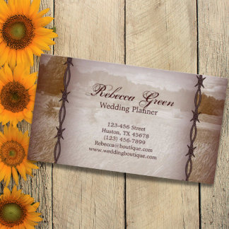 動揺してバーワイヤー西部の田舎牧場ファーム 名刺