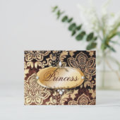 動揺してビクトリアン金ゴールド ポストカード (スタンド正面)