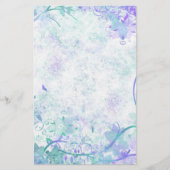 動揺してファンシー縁どフローラ 便箋 (正面)