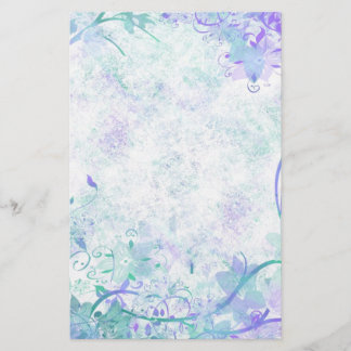 動揺してファンシー縁どフローラ 便箋