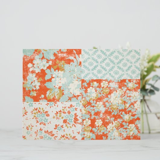 動揺してフローラスクラップブックジャンクジャーナル紙 (スタンド正面)