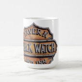 動揺してブラックウォッチタバーン&イン用メタルサイン コーヒーマグカップ (中央)