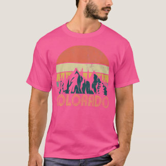 動揺してマウンテンズコロラドラバーロッキーマウンテン Tシャツ